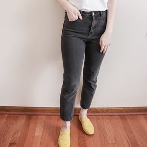 Washed Black Pacsun Mom Jeans